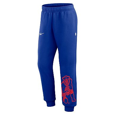 Men's Nike Royal New England Patriots Logo Crop Joggers