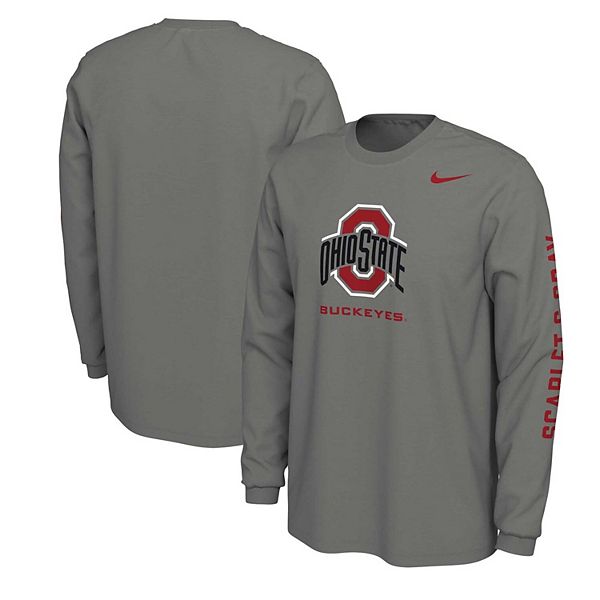Men's Nike Steel Ohio State Buckeyes Alternate Uniform T-Shirt
