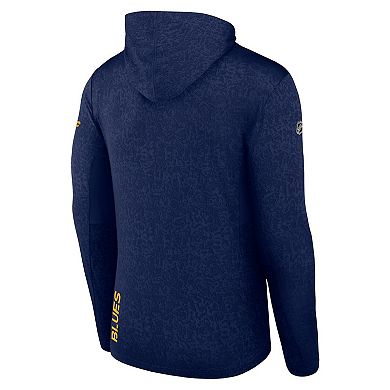 Men's Fanatics Branded  Navy St. Louis Blues Authentic Pro Lightweight Pullover Hoodie