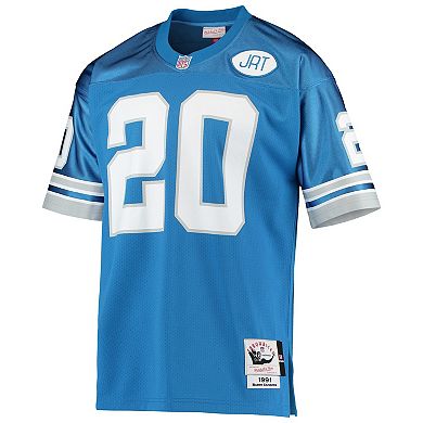 Men's Mitchell & Ness Barry Sanders Blue Detroit Lions 2004 Authentic Throwback Retired Player Jersey