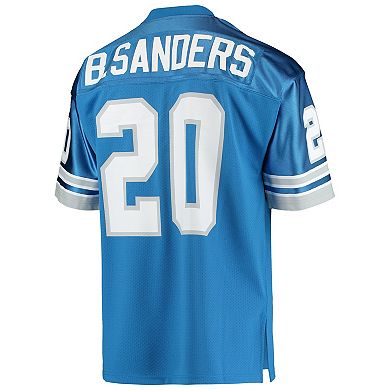 Men's Mitchell & Ness Barry Sanders Blue Detroit Lions 2004 Authentic Throwback Retired Player Jersey
