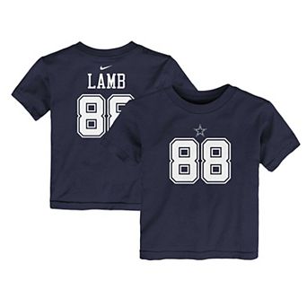 Toddler Nike CeeDee Lamb Navy Dallas Cowboys Player Name & Number T-Shirt