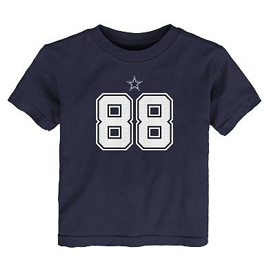 Toddler Nike CeeDee Lamb Navy Dallas Cowboys Player Name & Number T-Shirt