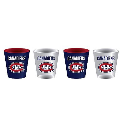Montreal Canadiens Four-Pack Shot Glass Set