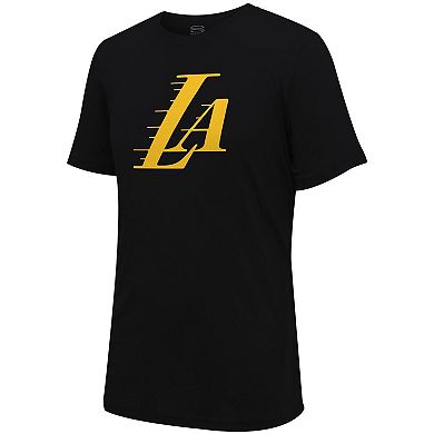 Unisex Stadium Essentials Black Los Angeles Lakers Primary Logo T-Shirt