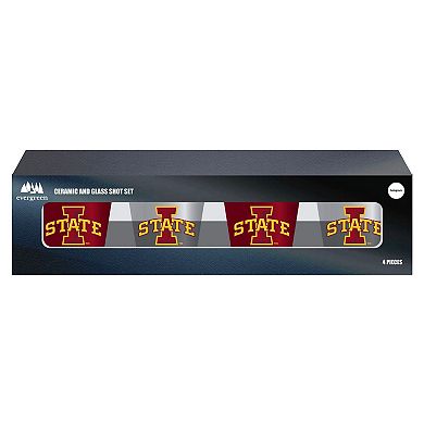 Iowa State Cyclones Four-Pack Shot Glass Set