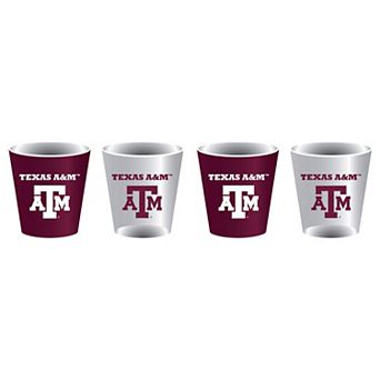 Texas A&M Aggies Four-Pack Shot Glass Set