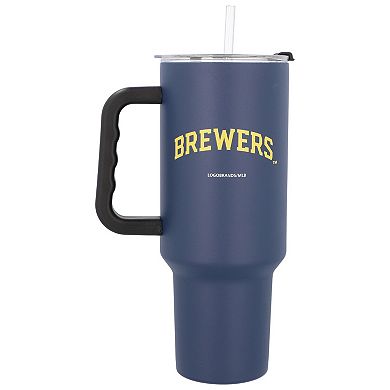 Milwaukee Brewers 40oz. Travel Tumbler with Handle