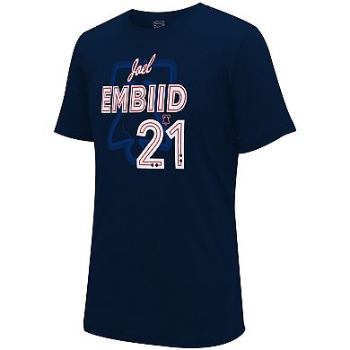 Unisex Stadium Essentials Joel Embiid Navy Philadelphia 76ers 2023/24 City Edition Player Graphic T-Shirt