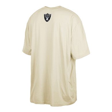 Men's New Era  Cream Las Vegas Raiders 2023 NFL Draft Big & Tall T-Shirt