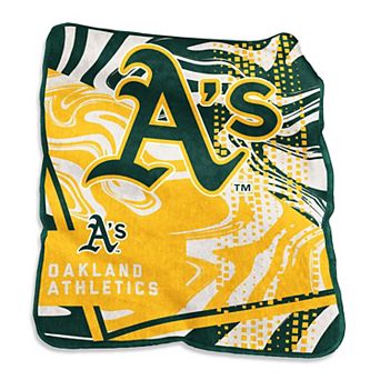 Oakland Athletics 50" x 60" Swirl Raschel Throw Blanket
