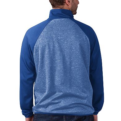 Men's G-III Sports by Carl Banks Blue St. Louis Blues Runners Raglan Full-Zip Track Jacket