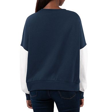 Women's G-III 4Her by Carl Banks Deep Sea Blue Seattle Kraken Team Pride Pullover Sweatshirt