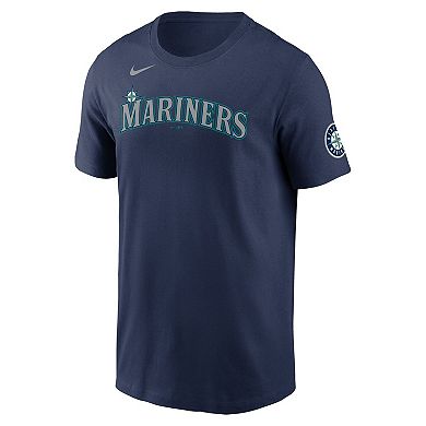 Men's Nike J.P. Crawford Navy Seattle Mariners Player Name & Number T-Shirt