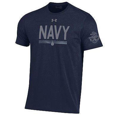 Men's Under Armour Navy Navy Midshipmen Silent Service T-Shirt