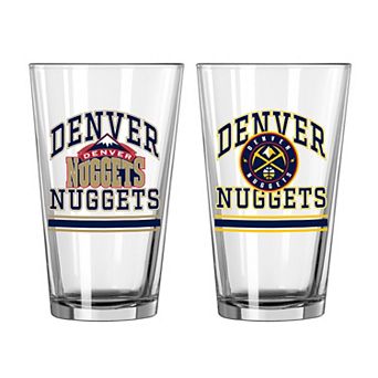 Denver Nuggets 16oz. Pint Glass Two Pack
