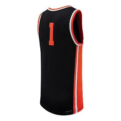 Men's Nike #1 Black Oregon State Beavers Replica Basketball Jersey