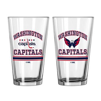 Washington Capitals 16oz. Pint Glass Two Pack