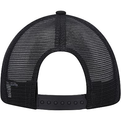 Men's New Era Black San Francisco 49ers Black Excellence Collection Trucker Low Profile 9FIFTY Snapback Hat