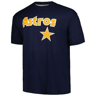 Men's Profile Jeff Bagwell Navy Houston Astros Big & Tall Cooperstown Collection Player Name & Number T-Shirt