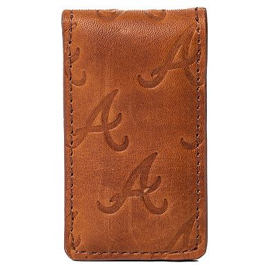 Lusso Brown Atlanta Braves Sammy Magnetic Money Clip