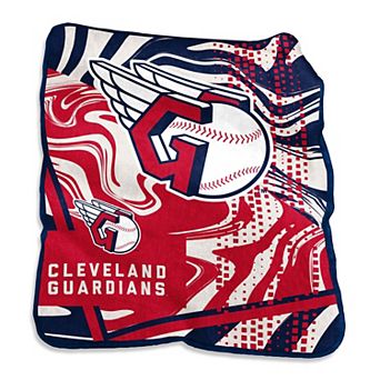 Cleveland Guardians 50" x 60" Swirl Raschel Throw Blanket