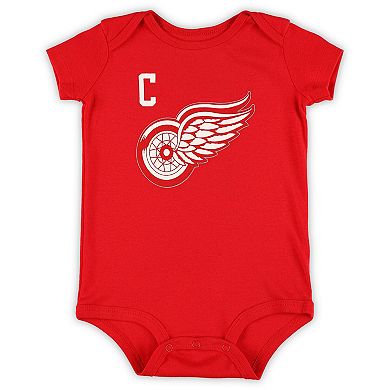 Infant Mitchell & Ness Gordie Howe Red Detroit Red Wings  Name & Number Bodysuit