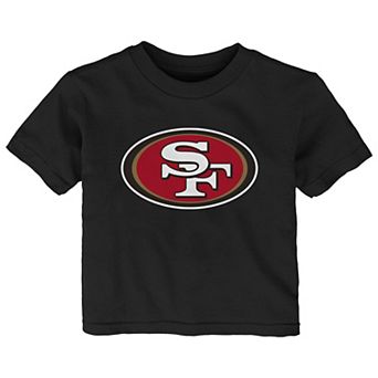Infant Black San Francisco 49ers Primary Logo T-Shirt