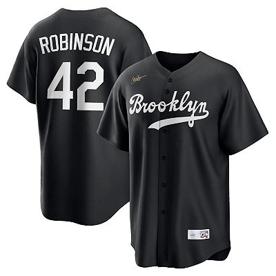 Black dodgers baseball jersey on sale