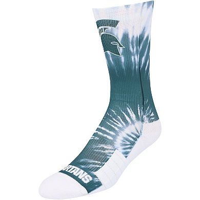 Unisex Strideline Michigan State Spartans Premium Tie-Dye Crew Socks