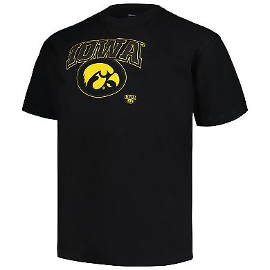 Men's Profile Black Iowa Hawkeyes Big & Tall Pop T-Shirt