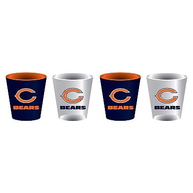 Chicago Bears Four-Pack Shot Glass Set