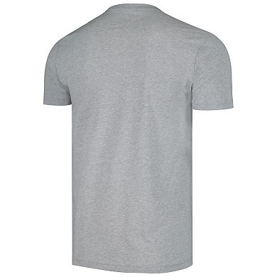 Unisex Mitchell & Ness Heather Gray Boston Celtics Hardwood Classics MVP Throwback Logo T-Shirt
