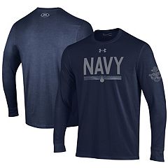 Men's Under Armour Navy Navy Midshipmen Special Games Playmaker Crew Socks
