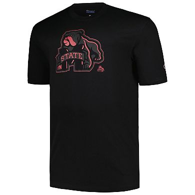Men's Profile Black Mississippi State Bulldogs Big & Tall Pop T-Shirt