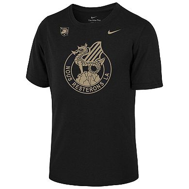 Youth Nike Black Army Black Knights 2023 Rivalry Collection Crest Dri ...