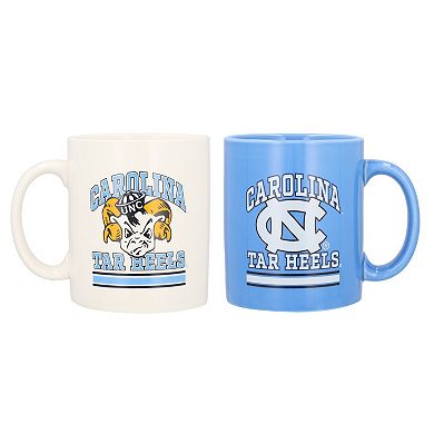 North Carolina Tar Heels 2-Pack 15oz. Color Mug Set