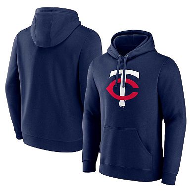 Men's Fanatics Branded  Navy Minnesota Twins Official Logo Pullover Hoodie