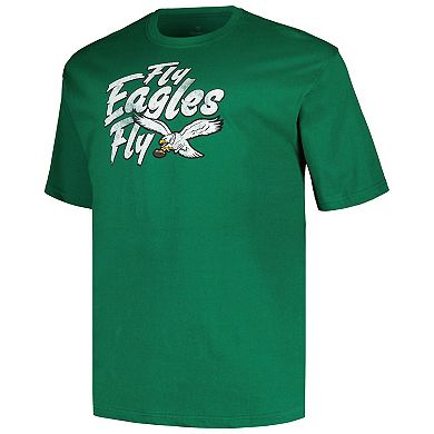 Men's Fanatics Branded Kelly Green Philadelphia Eagles Big & Tall Gridiron Classics Local T-Shirt