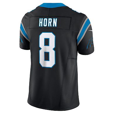 Men's Nike Jaycee Horn Black Carolina Panthers Vapor F.U.S.E. Limited Jersey