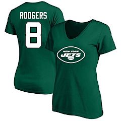 Women's Majestic Threads Ahmad Sauce Gardner Green New York Jets Player Name & Number Tri-Blend 3/4-Sleeve Fitted T-Shirt Size: Small