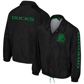 Women's The Wild Collective Black Oregon Ducks 2023 Coaches Full-Snap Jacket
