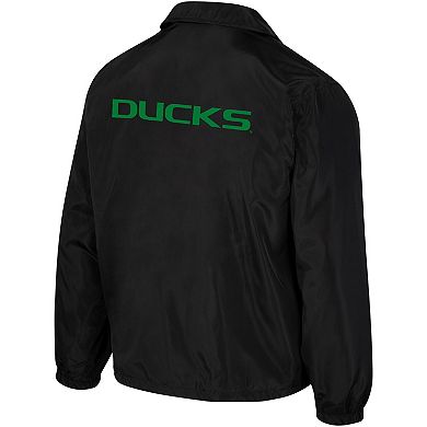 Women's The Wild Collective Black Oregon Ducks 2023 Coaches Full-Snap Jacket