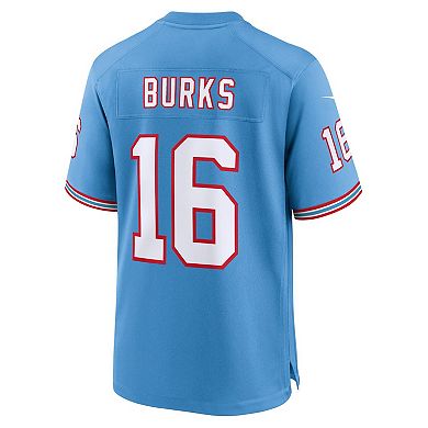 Youth Nike Treylon Burks Light Blue Tennessee Titans Game Jersey