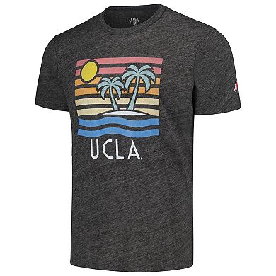 Men's League Collegiate Wear Heather Charcoal UCLA Bruins Hyper Local Victory Falls Tri-Blend T-Shirt