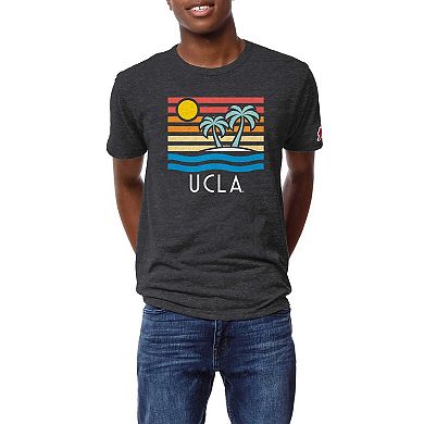 Men's League Collegiate Wear Heather Charcoal UCLA Bruins Hyper Local Victory Falls Tri-BlendÂ T-Shirt