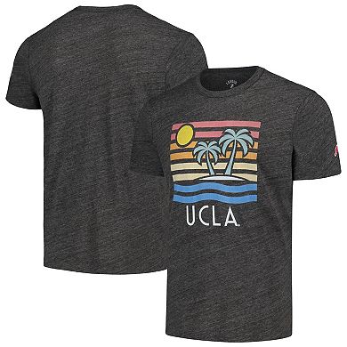 Men's League Collegiate Wear Heather Charcoal UCLA Bruins Hyper Local Victory Falls Tri-BlendÂ T-Shirt