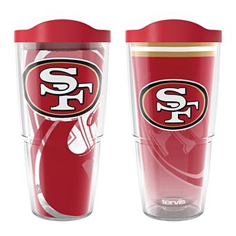 Tervis San Francisco 49ers 24oz NFL 2 PACK Genuine & Forever Fan
