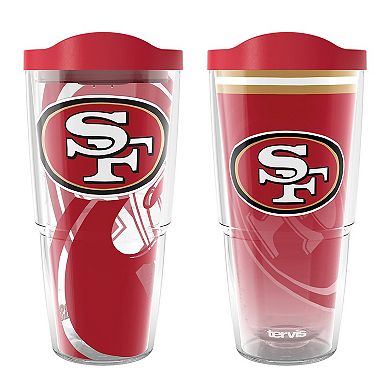 Tervis San Francisco 49ers 24oz NFL 2 PACK Genuine & Forever Fan