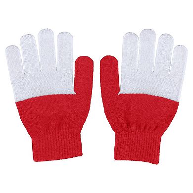 Women's WEAR by Erin Andrews Washington Nationals Color-Block Gloves